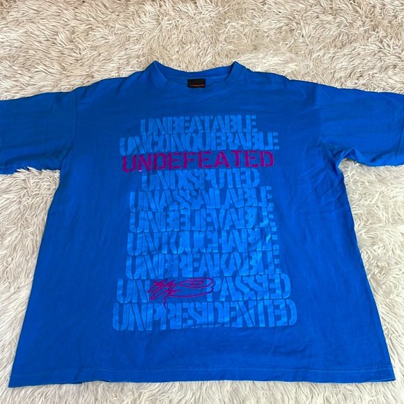 Undefeated Graphic Men's Tee Blue - Size Large - Picture 1 of 6